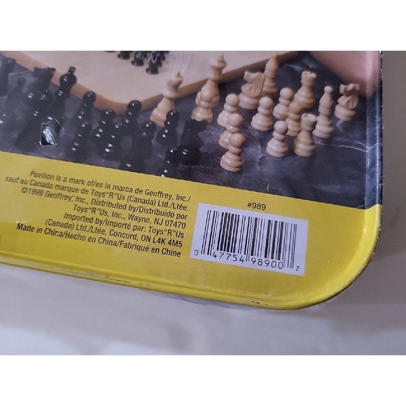 Pavilion Family Game Center Checkers Chess Backgammon Dominoes Tic Tac Toe ... - Picture 8 of 10
